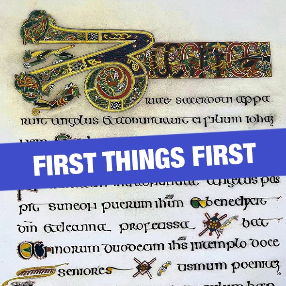 First Things First: The First Designed Book in History